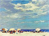 Edward Henry Potthast Beach Scene 2 painting
